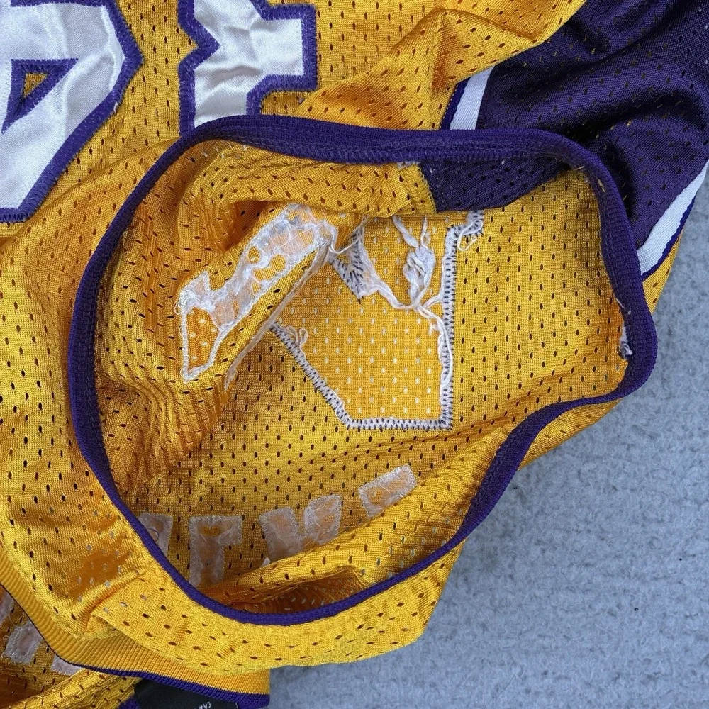 Vintage Nike Shaquille O'Neal LA Lakers‎ Swingman Jersey Youth L Y2K NBA